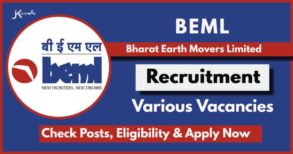 BEML Recruitment 2024: Check Posts, Vacancies, How to Apply - Last Date 05 June