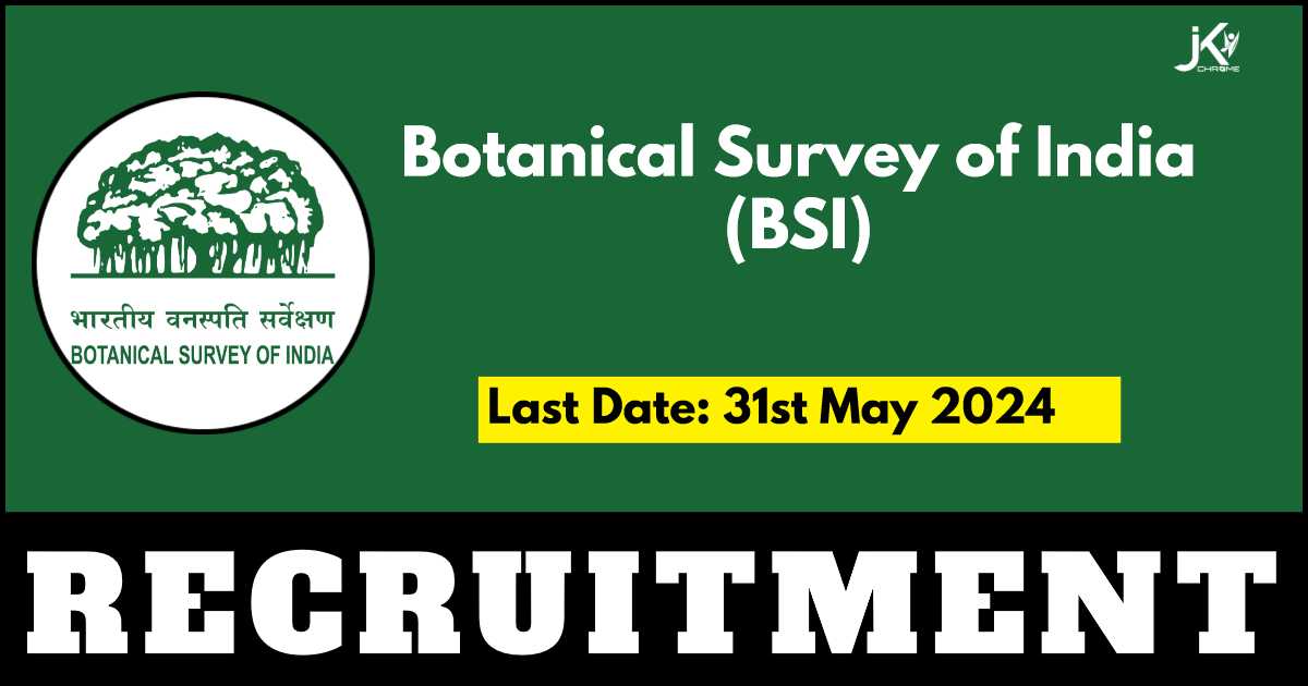 BSI Recruitment 2024 Notification Out, Check Eligibility Criteria and Application Process