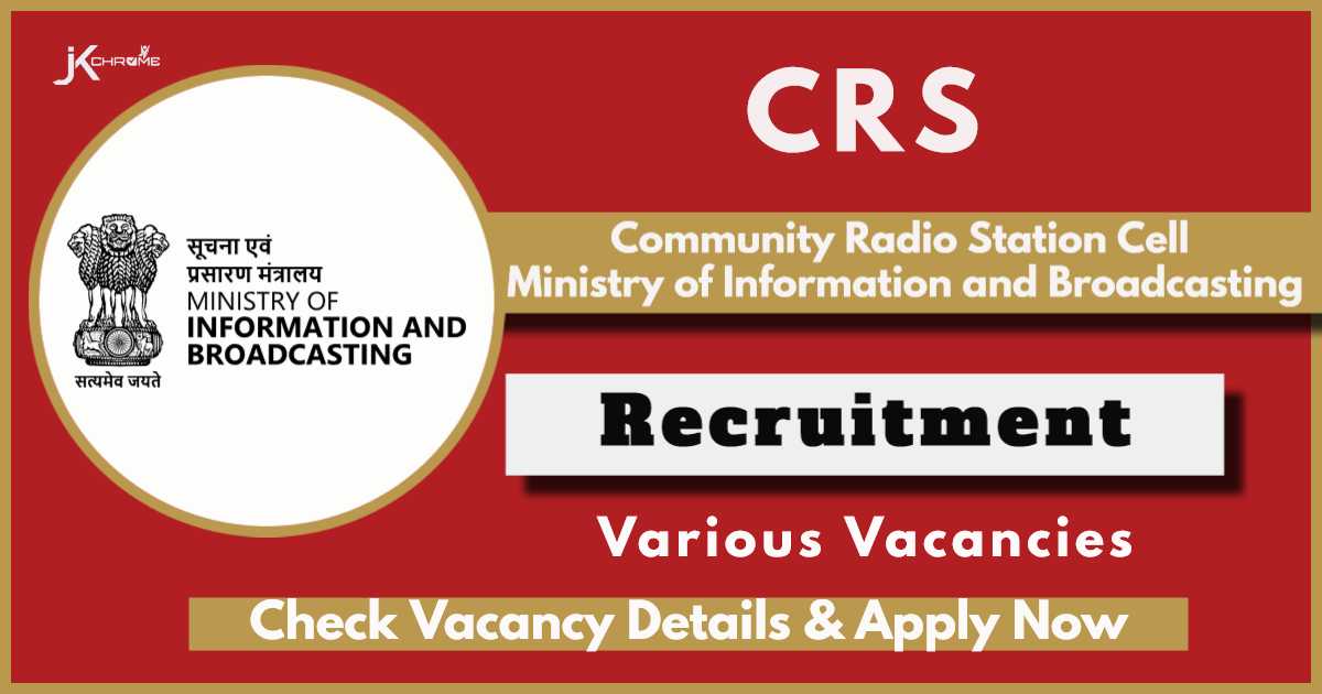 Community Radio Stations Recruitment 2024: Check Posts, Vacancies