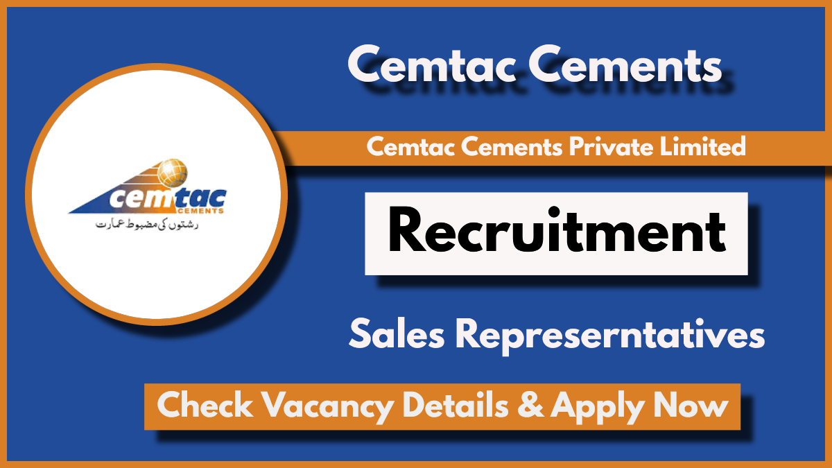 Cemtac Cements Hiring Sales Representatives