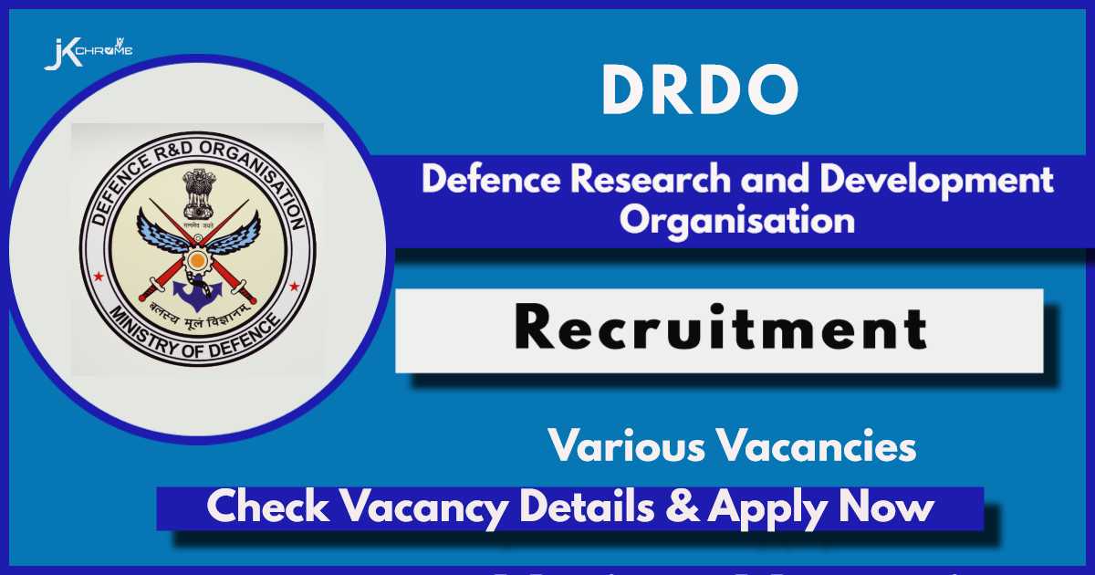 DRDO CHESS Recruitment 2024 Notification Out, Check Eligibility and How to Apply