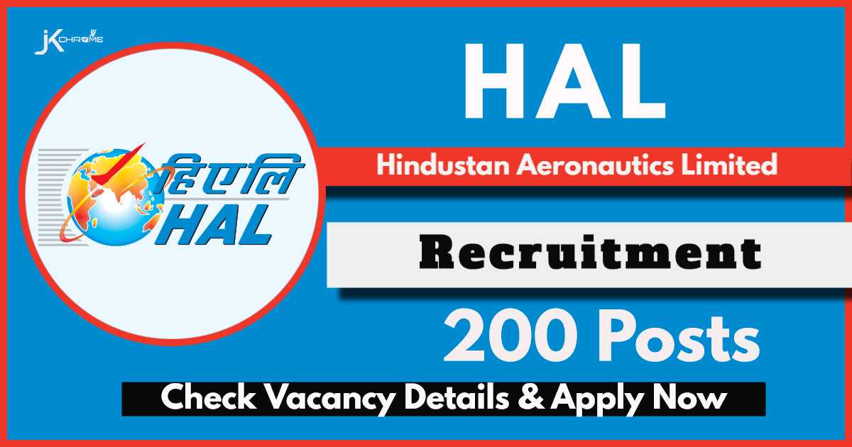 200 Posts, HAL Apprentices Recruitment 2024: Check Qualification and other details