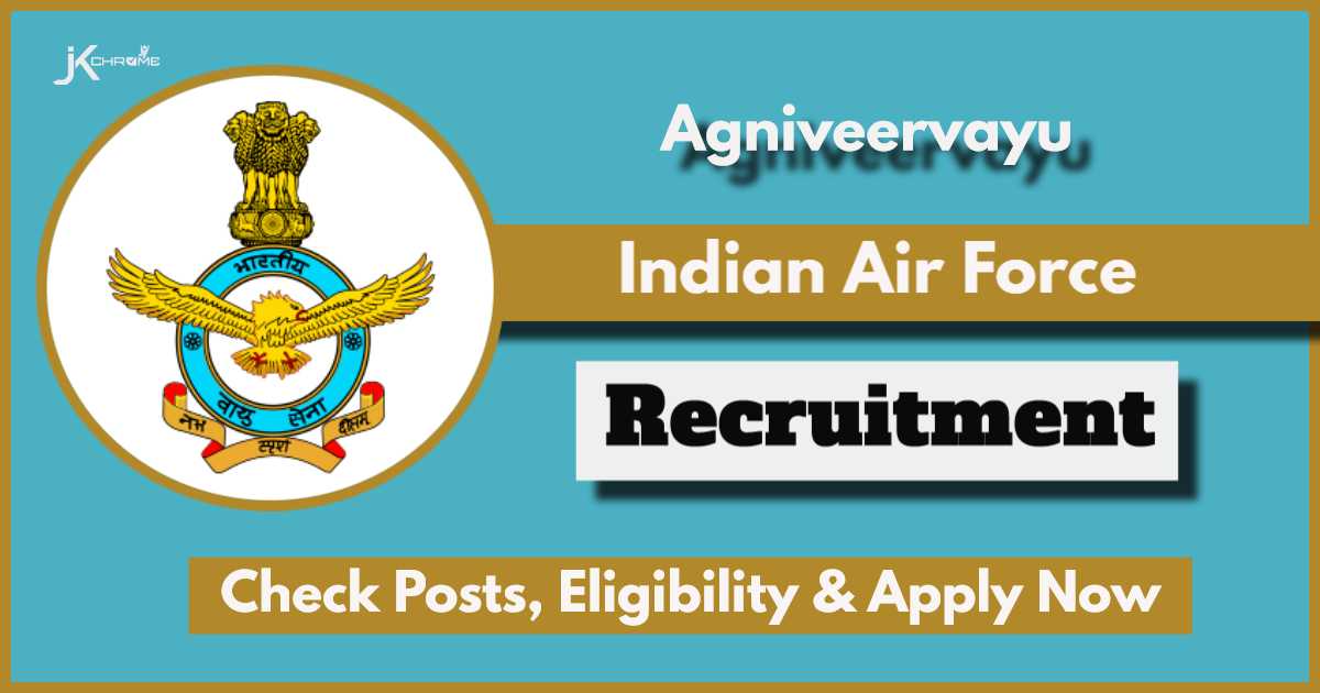 Indian Air Force Agniveervayu Recruitment 2024: Join the Air Force as Musician