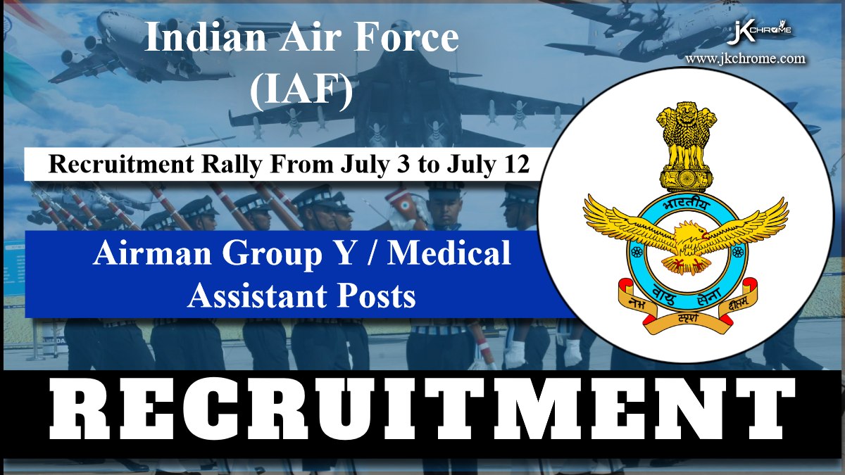 Airforce Airman Group Y Recruitment Rally 2024; Check Important Dates, Eligibility and How to Apply