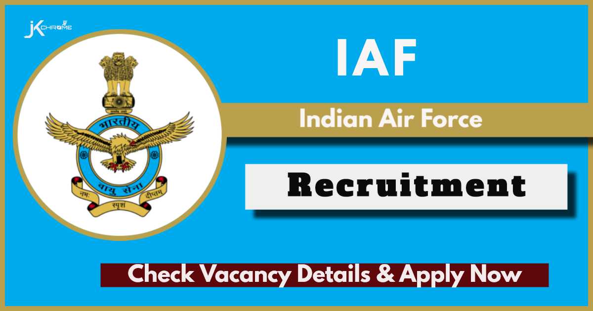 Indian Air Force Recruitment 2024: Apply for Agniveer Posts | Check Eligibility and Procedure to Apply