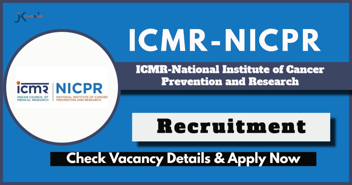 ICMR NICPR Technical Officer Recruitment 2024 Notification PDF, Check Details
