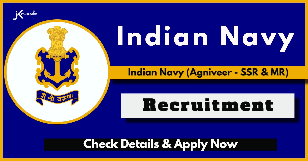 Indian Navy Agniveer Recruitment 2024: Apply Online for MR SSR Posts, Check Eligibility Details