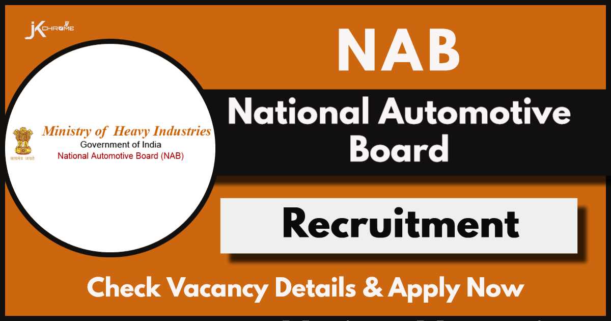 National Automotive Board Recruitment 2024