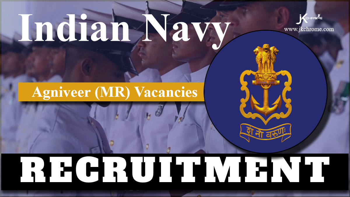 Indian Navy Agniveer MR Recruitment 2024 Notification Out, Check Details Now
