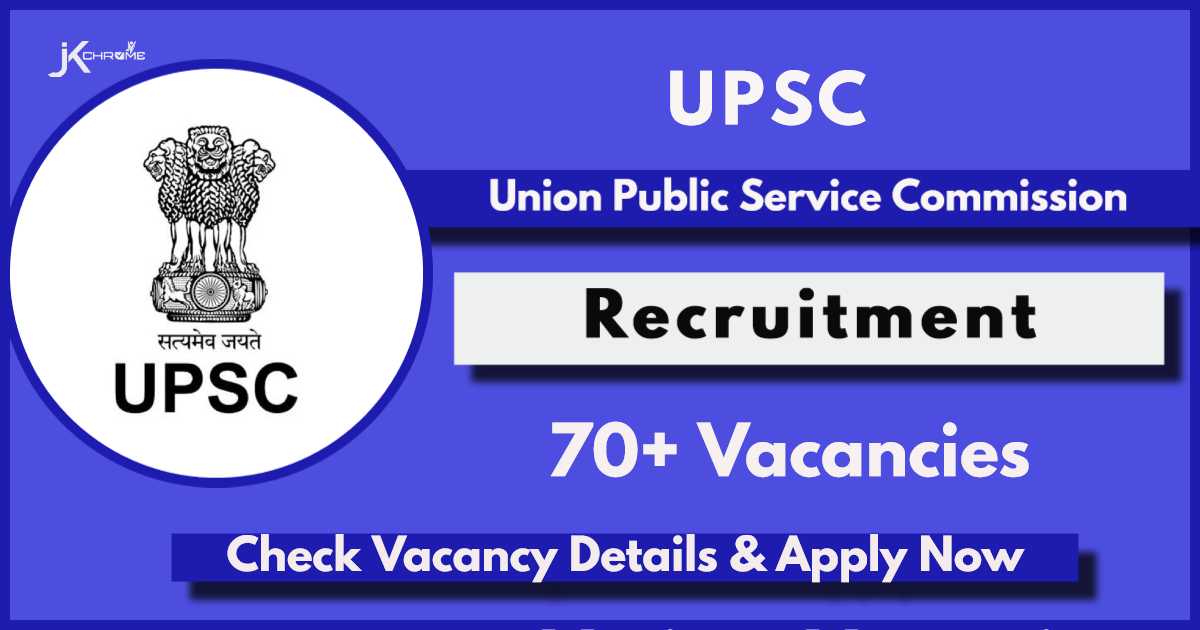 UPSC Recruitment 2024: Apply Online for 70+ Marketing Officer, Factory Manager & other posts