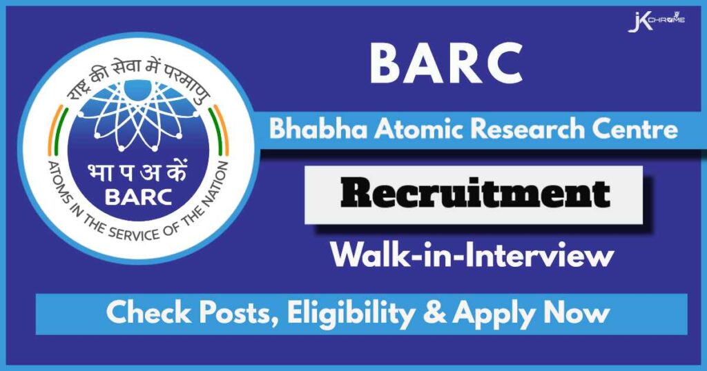 BARC Recruitment 2024 Notification for Assistant Posts, Graduates can Apply Now, Check Details Here