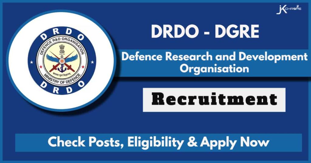 DRDO Recruitment 2024: Apply Now for Various Vacancies, Check Posts, Eligibility