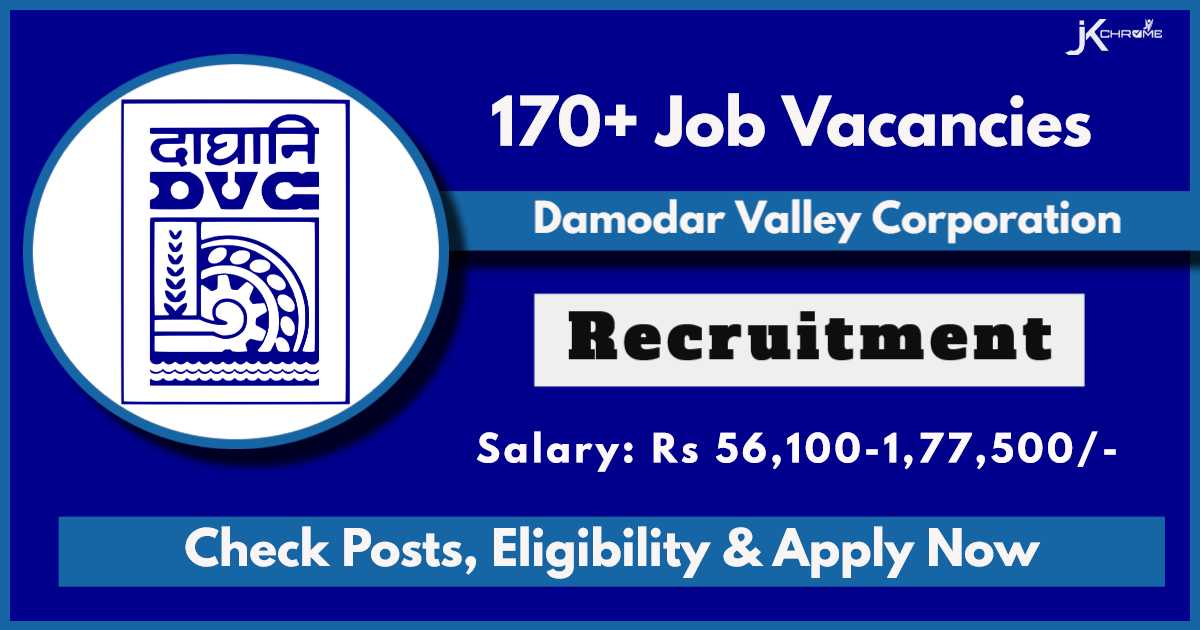 DVC Executive Trainee Recruitment 2024 Notification Out, Check Qualification, Apply Online Now
