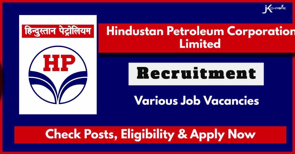 HPCL Recruitment 2024 Notification for Various Managerial Posts, Apply Online Now