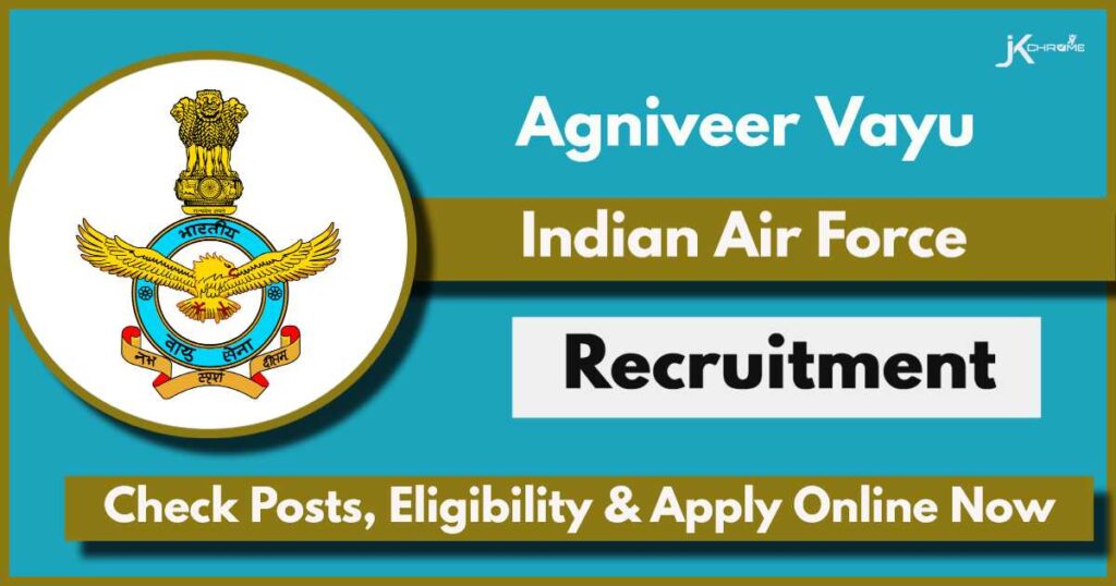 IAF Agniveer Recruitment 2024: Notification Out on agnipathvayu.cdac.in, Apply Online