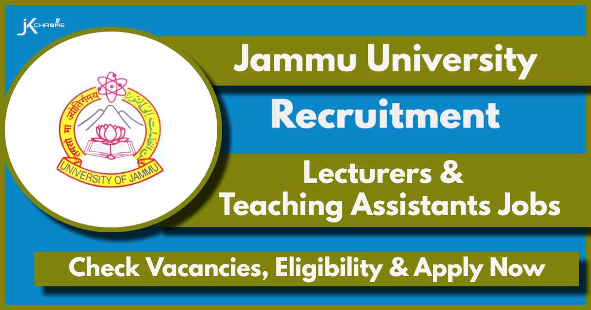 Jammu University Teaching Jobs Recruitment 2024 Notification OUT: Check Vacancies, Apply Now