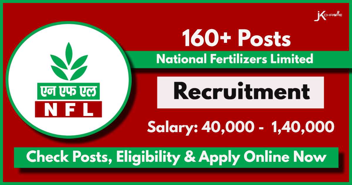 NFL Recruitment 2024 Notification: Apply Now for 162 Management Trainee Vacancies, Details Here