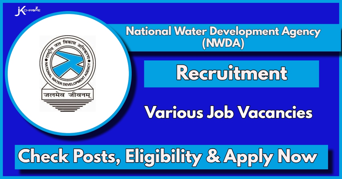 National Water Development Agency NWDA Recruitment 2024: Check Posts, Qualification, Apply Now