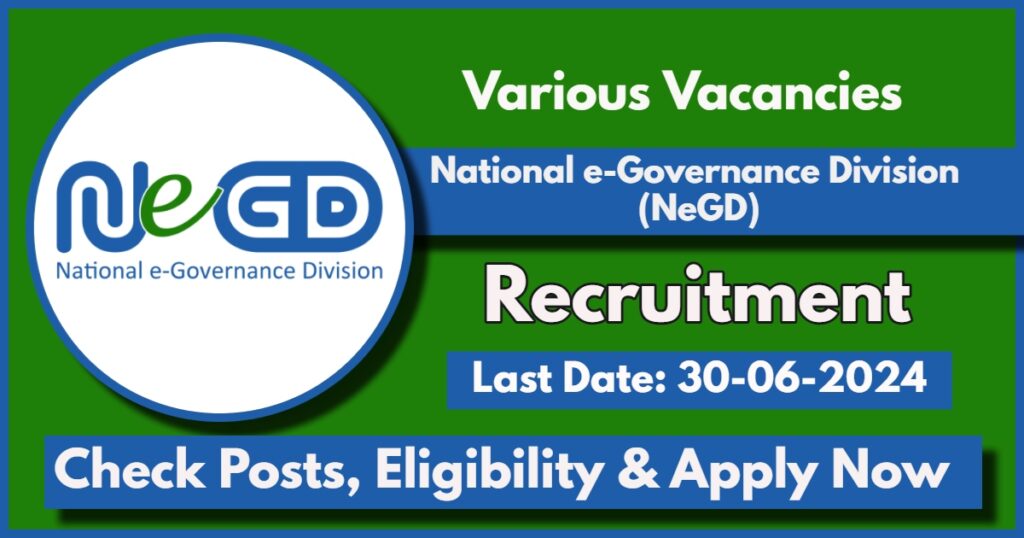 NeGD Recruitment 2024: Apply Online Now for Manager and Consultant Posts, Check Eligibility Here