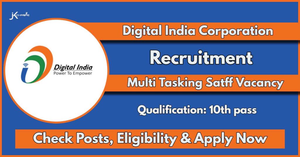 Digital India MTS Vacancies Out: Check Qualification, Job Role and Know How to Apply Online