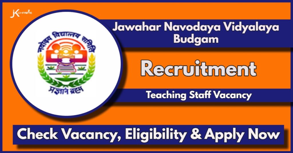 Jawahar Navodaya Vidyalaya Recruitment 2024: Apply Now for Teacher Job Vacancy, Salary 40,625 per month