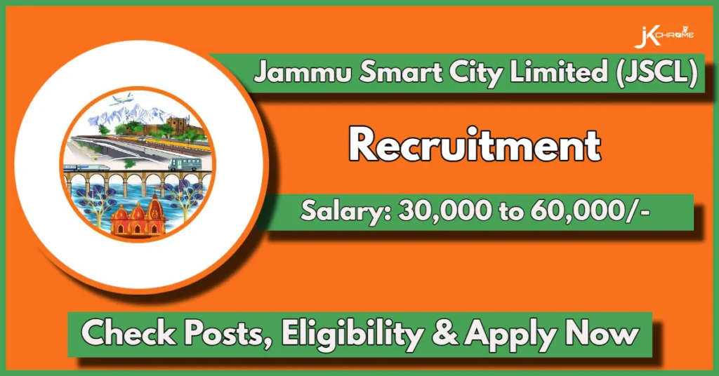 Jammu Smart City Recruitment 2024 Notification Out: Apply Now for Junior Architect and Urban Planner Posts