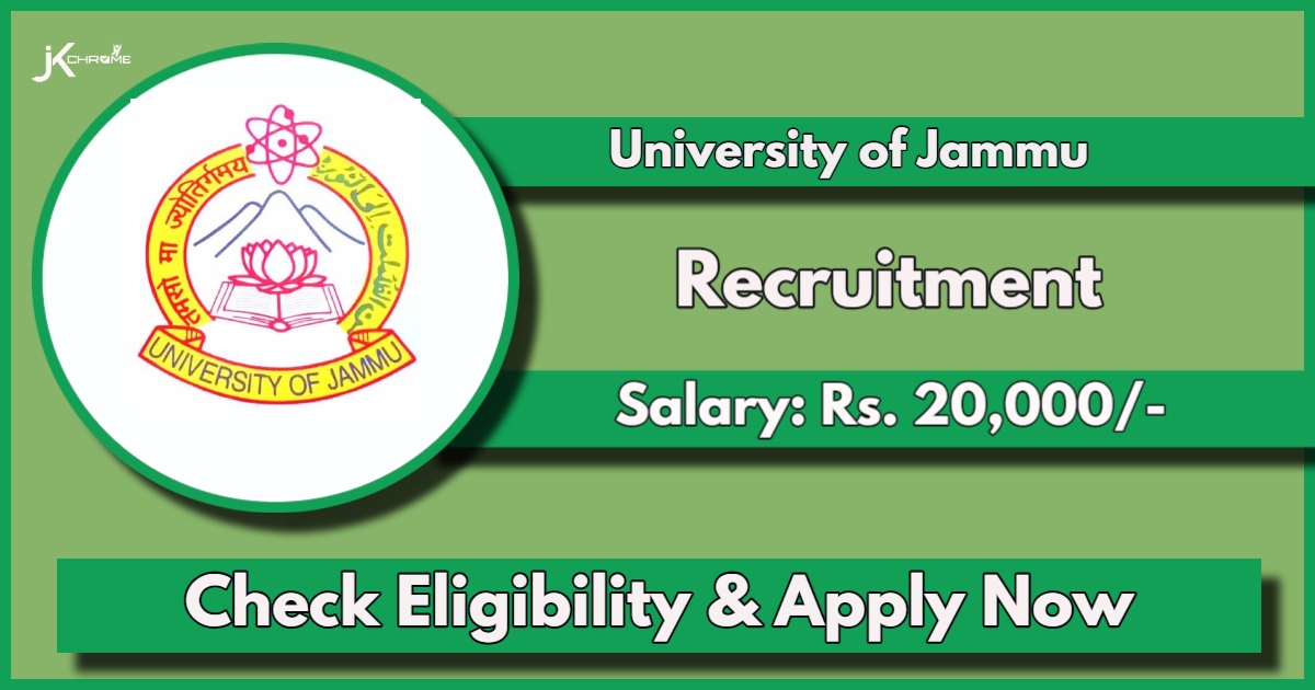 Jammu University Recruitment 2024: Check Vacancy Details, How to Apply