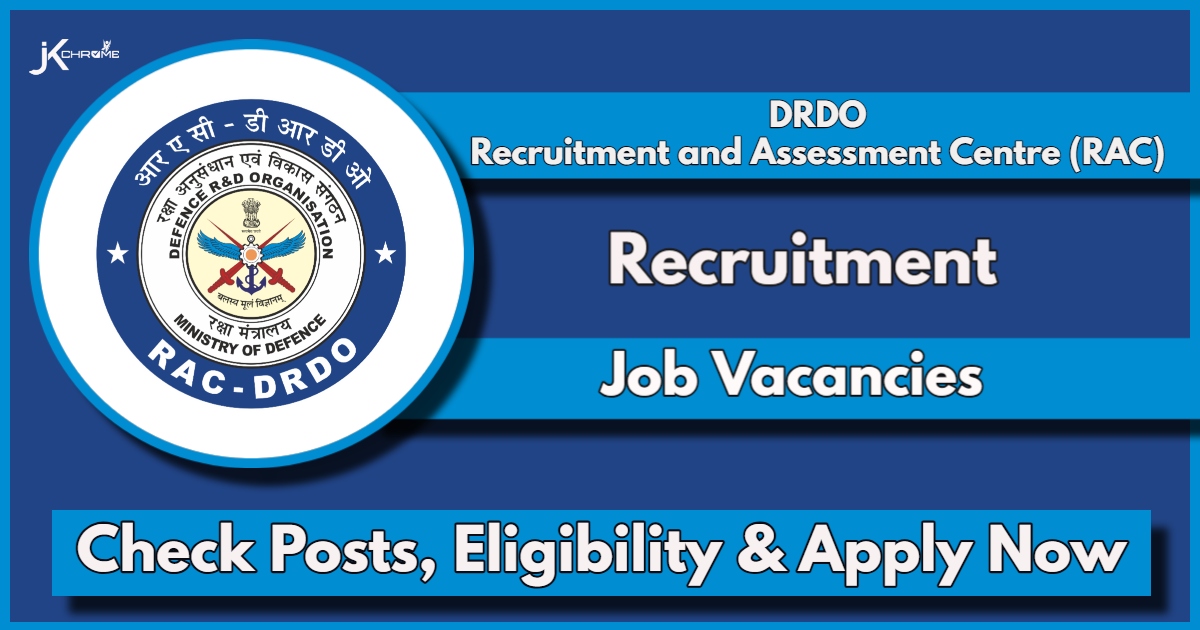 DRDO RAC Scientist Recruitment 2024 Notification: Check Vacancies, Eligibility and Apply Online Now