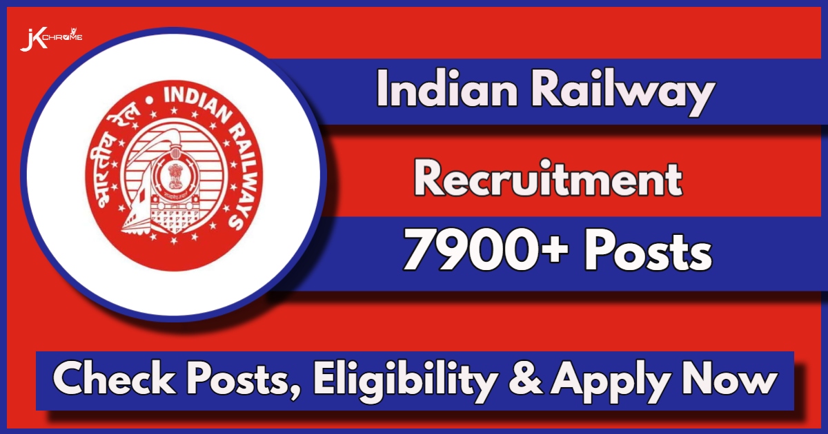 RRB Junior Engineer (JE) Recruitment 2024 Out; 7900+ Posts, Check Details, Salary, Eligibility and How to Apply