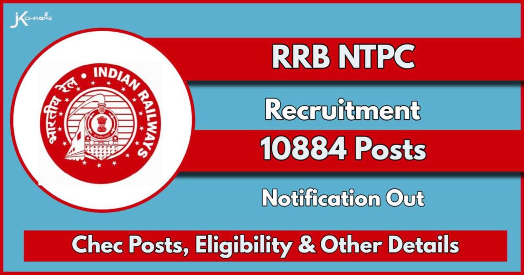 RRB NTPC Recruitment 2024; Apply for Clerk, Station Master, Typist, Ticket Collector Posts [10800+ vacancies]