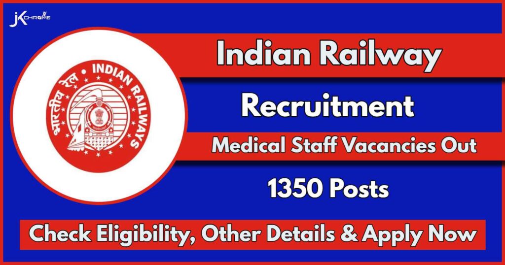 Railway Medical Staff Recruitment 2024; Check Post Details, Salary, Eligibility and How to Apply