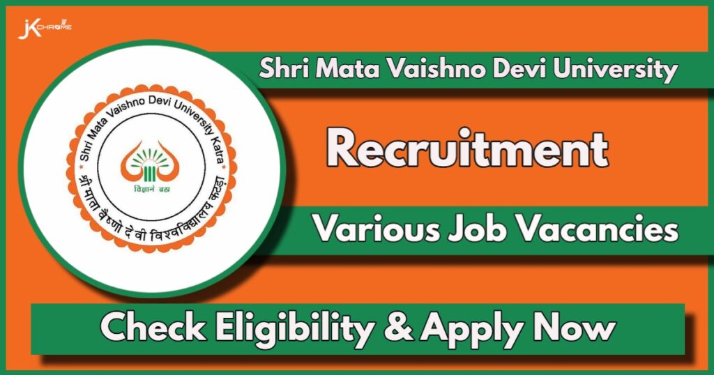 SMVDU Recruitment 2024 for Support Staff and more Posts, Check Eligibility and Apply Now