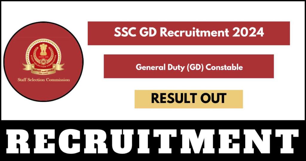 SSC GD Result 2024 Out; Check Result Here Online