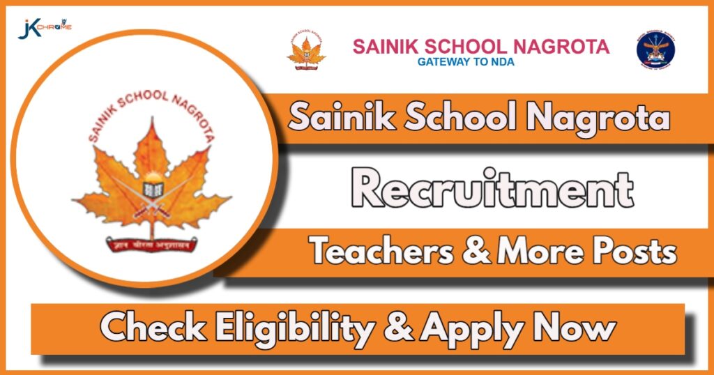 Sainik School Recruitment 2024 for Teaching & Non-Teaching Staff: Check Posts, Eligibility and Apply Now