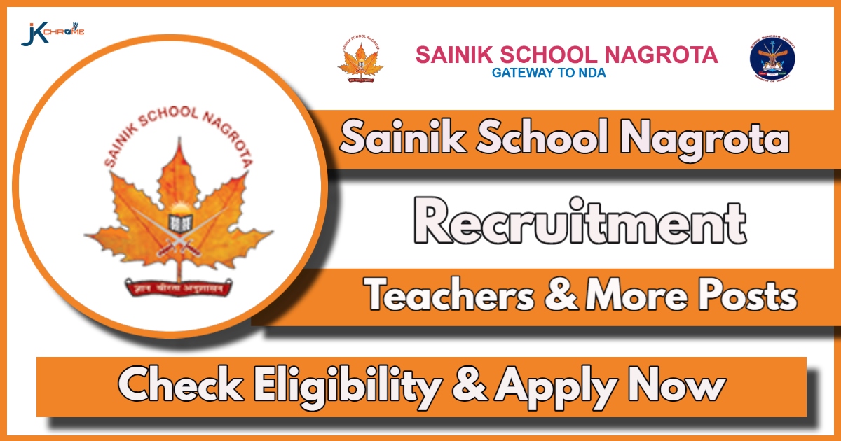 Sainik School Recruitment 2024 for Teaching & Non-Teaching Staff: Check Posts, Eligibility and Apply Now