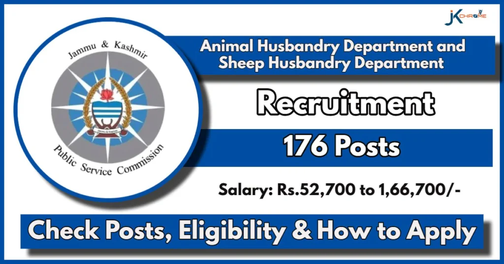 Animal Husbandry Department and Sheep Husbandry Department Recruitment 2024: Notification Out for 176 Posts, Check Details Now