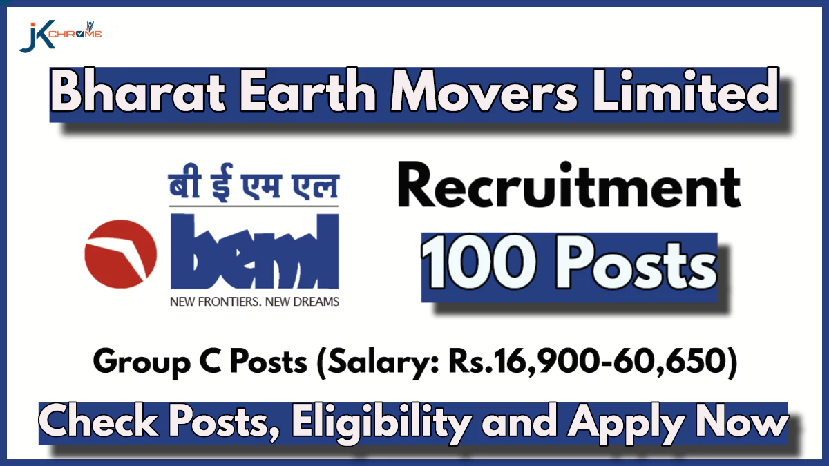 BEML Recruitment 2024 Notification Out for ITI Trainees and Office Assistant Posts