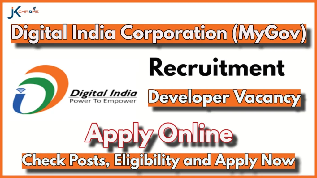 DIC Developer Recruitment 2024, Check Eligibility and Apply Online