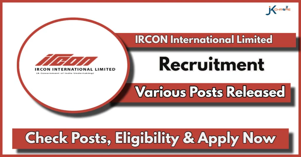 IRCON Works Engineer Recruitment 2024: Check Vacancy Details, Qualification, Selection Proces and Know How to Apply