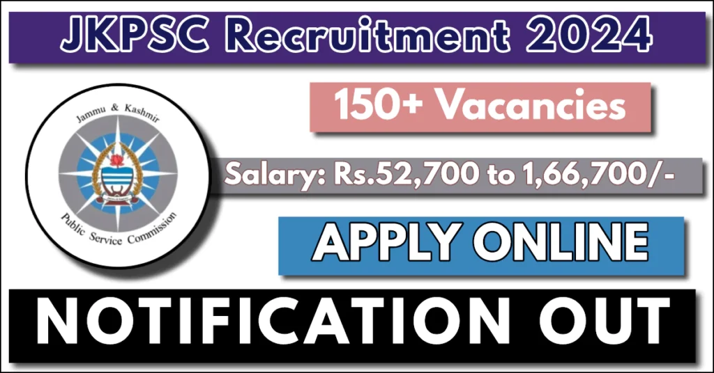 JKPSC Recruitment Notification Out for 170+ Posts; Check Details, Eligibility, Salary and How to Apply