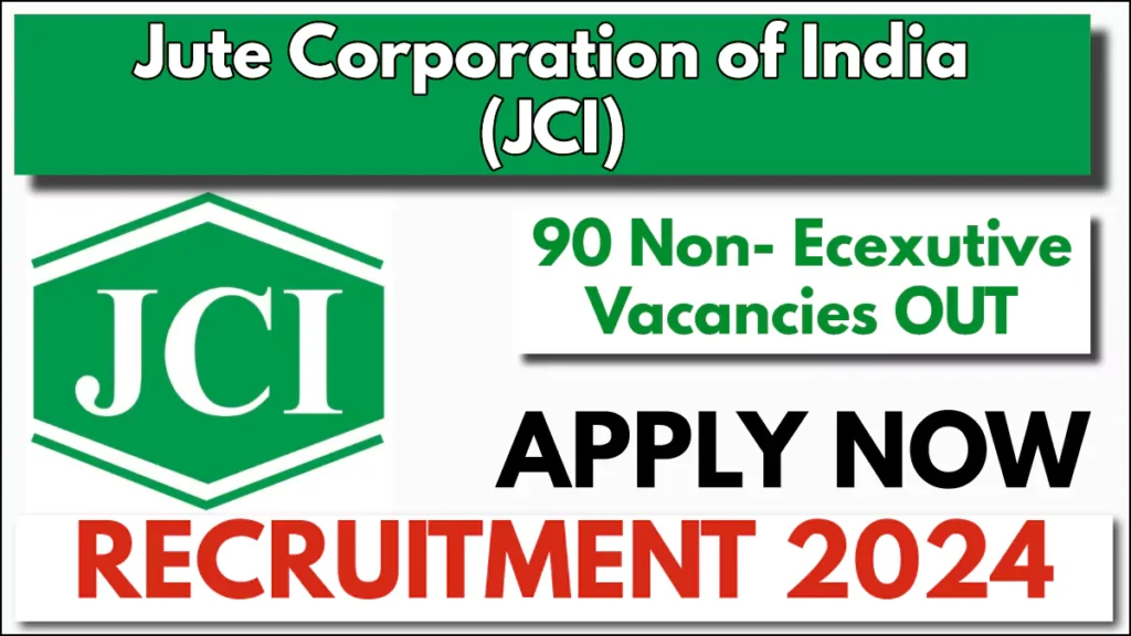 JCI Recruitment 2024, check post details and eligibility