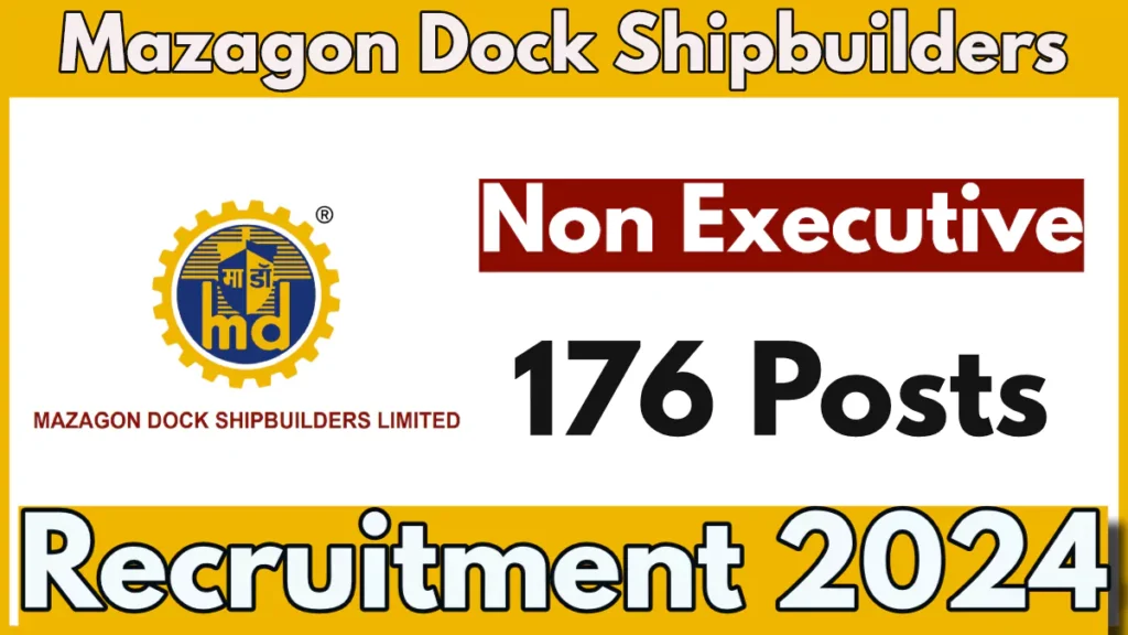 MDL Non-Executive Recruitment 2024 Notification, Apply Now for 176 Posts