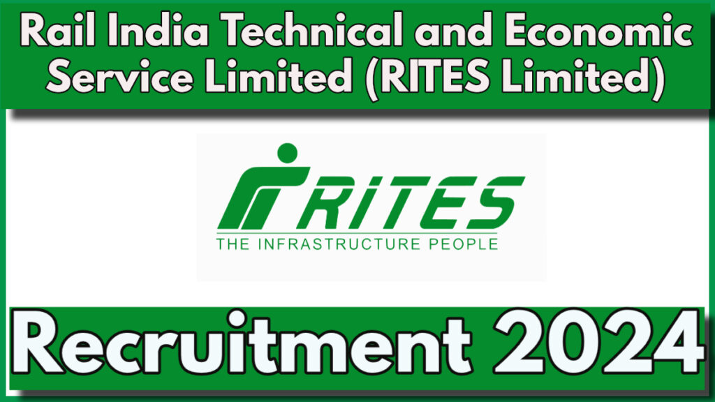 RITES Used Waste Expert Recruitment 2024, Check Eligibility and Application Process