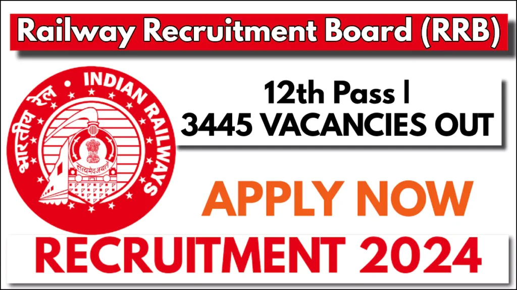 RRB Recruitment 2024 Notification, 12th Pass Jobs