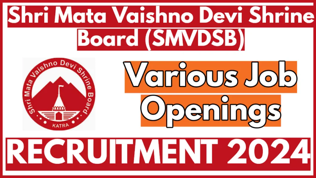 Shri Mata Vaishno Devi Gurukul Recruitment 2024 Notification, Check Vacancies