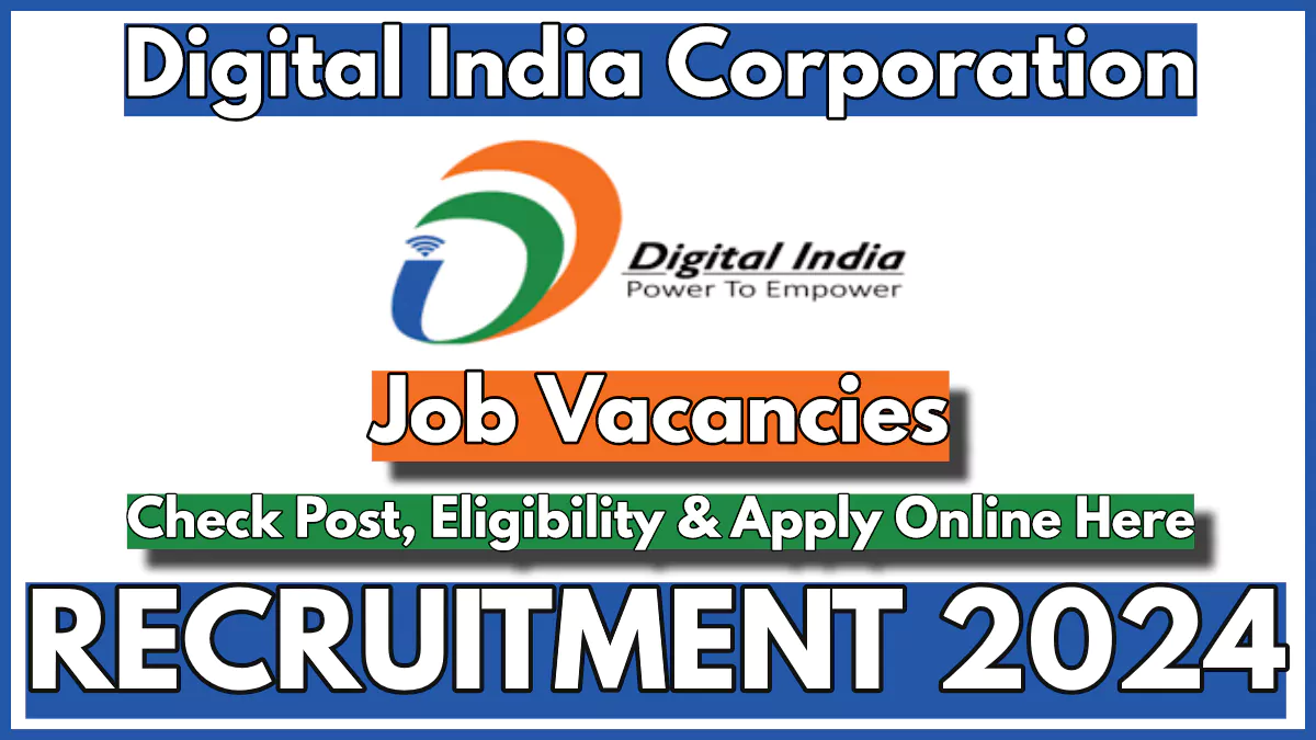 Digital India UI/UX Designer Recruitment 2024 Notification