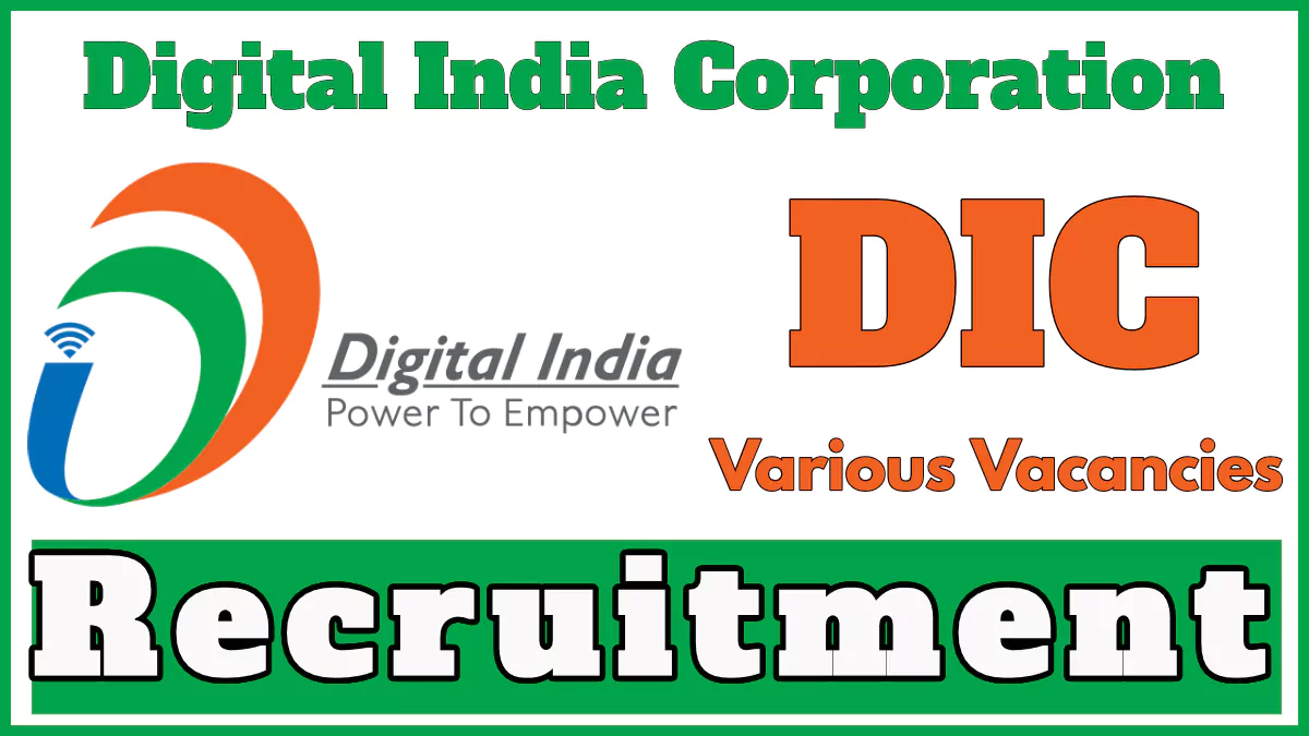 Digital India Corporation Recruitment 2024, Apply Online for Developer Vacancies