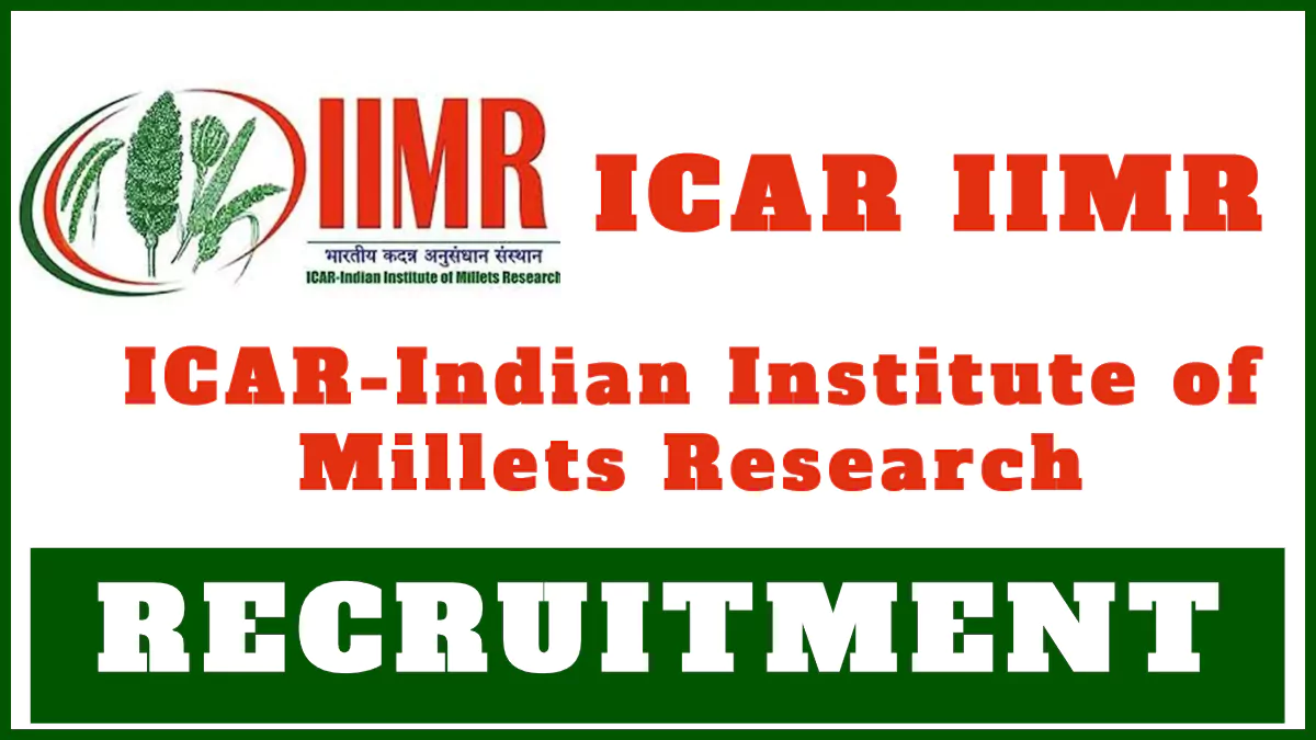 ICAR IIMR Recruitment 2024 Notification Out for Young Professional & Other Posts Posts