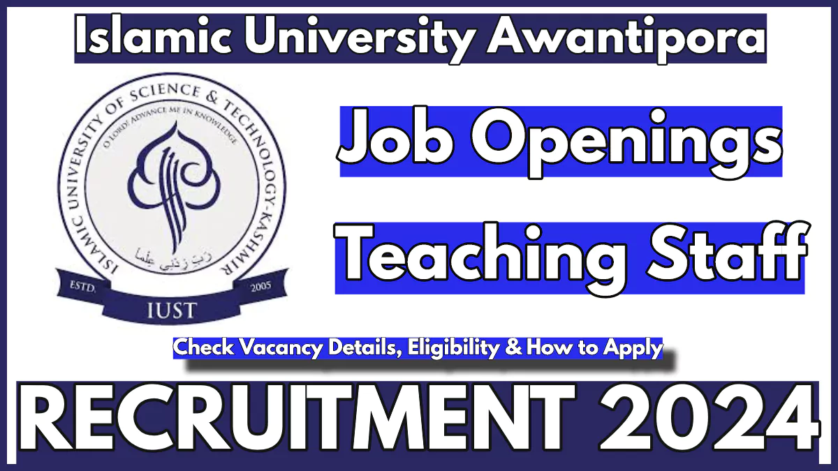 Islamic University Professor Recruitment 2024, Apply Link Available