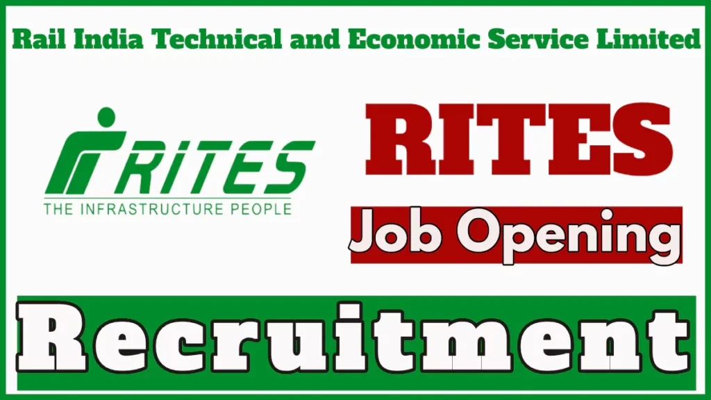 RITES Recruitment 2024 for Assistant Manager Vacancy